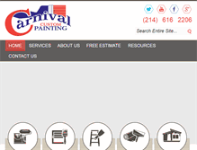 Tablet Screenshot of paintflowermound.com